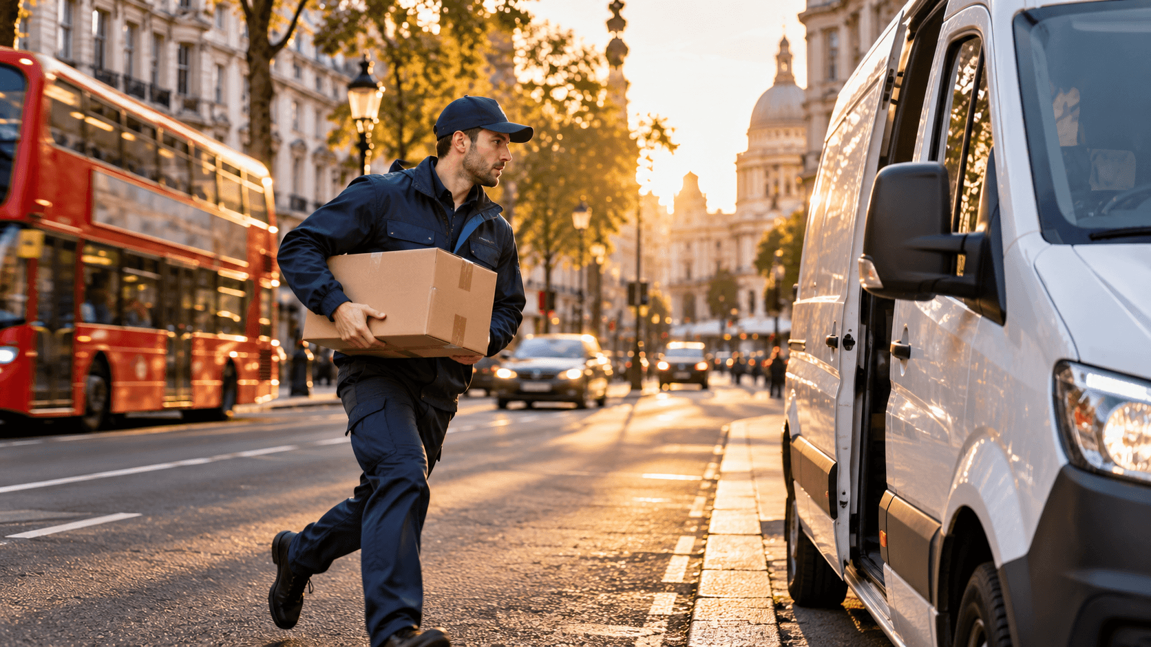 Same day parcel delivery van serving London businesses and homes